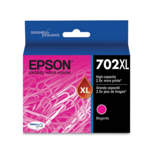 Original Epson T702XL320 (702XL) High Yield DuraBrite Magenta Ink Cartridge