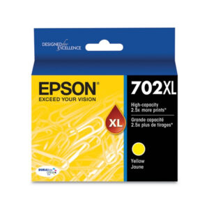 Original Epson T702XL420 (702XL) High Yield DuraBrite Yellow Ink Cartridge