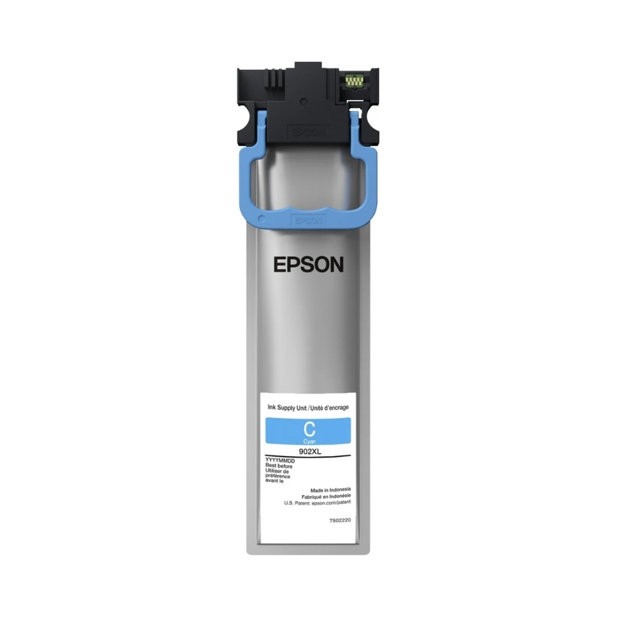 Epson Original T902XL220 High Yield Cyan Laser Toner – 5000 Page Yield