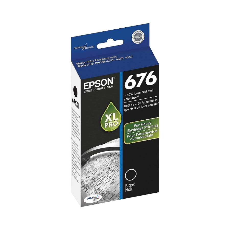 Original Epson 676XL Black Ink Cartridge (T676XL120)