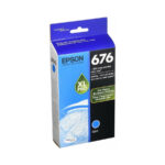 Original Epson 676XL Cyan Ink Cartridge (T676XL220)