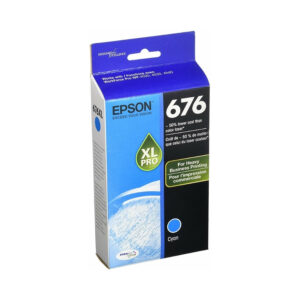 Original Epson 676XL Cyan Ink Cartridge (T676XL220)