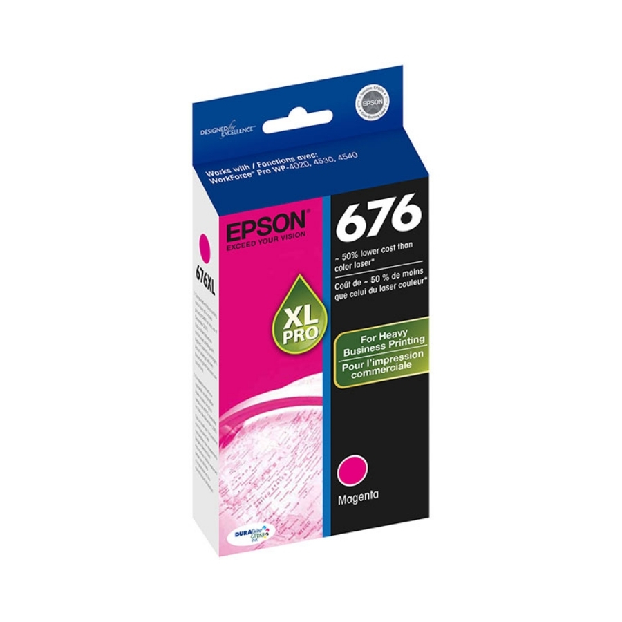 Original Epson 676XL Magenta Ink Cartridge (T676XL320)