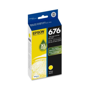 Original Epson 676XL Yellow Ink Cartridge (T676XL420)