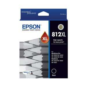 Original Epson 812XL High Yield Black Ink Cartridge