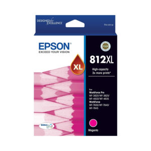 Original Epson 812XL High Yield Magenta Ink Cartridge