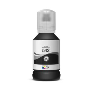 Remanufactured Epson 542 Black Ink Bottle – 140 mL (T542120)