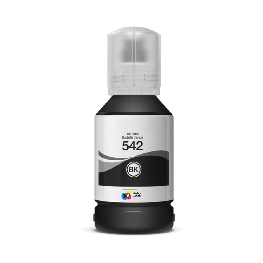 Remanufactured Epson 542 Black Ink Bottle – 140 mL (T542120)