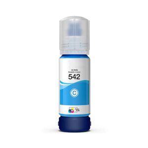 Remanufactured Epson 542 Cyan Ink Bottle – 70 mL (T542220)