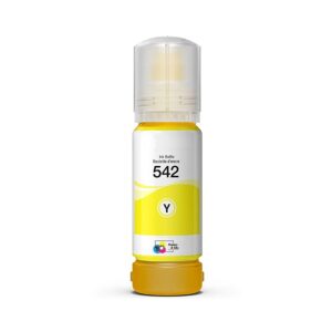 Remanufactured Epson 542 Yellow Ink Bottle – 70 mL (T542420)
