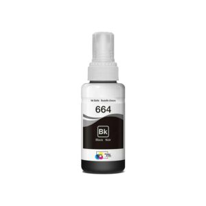 Remanufactured Epson 664 Ultra HY Black Ink Bottle (T664120)