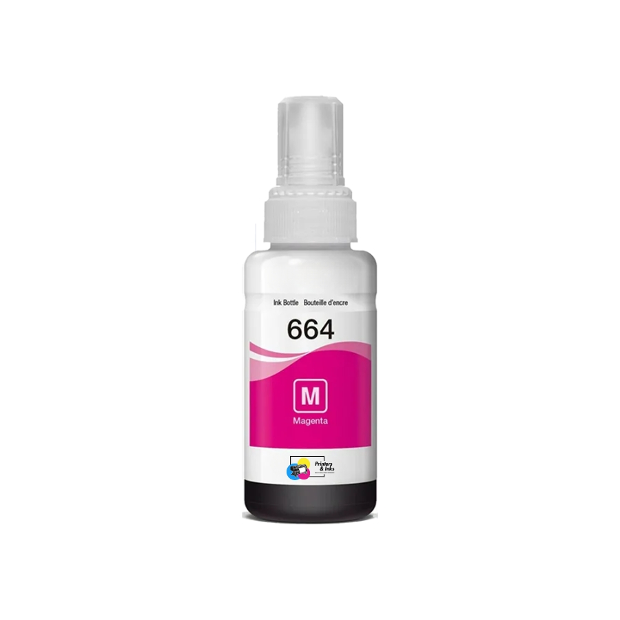 Remanufactured Epson 664 Ultra HY Magenta Ink Bottle (T664320)