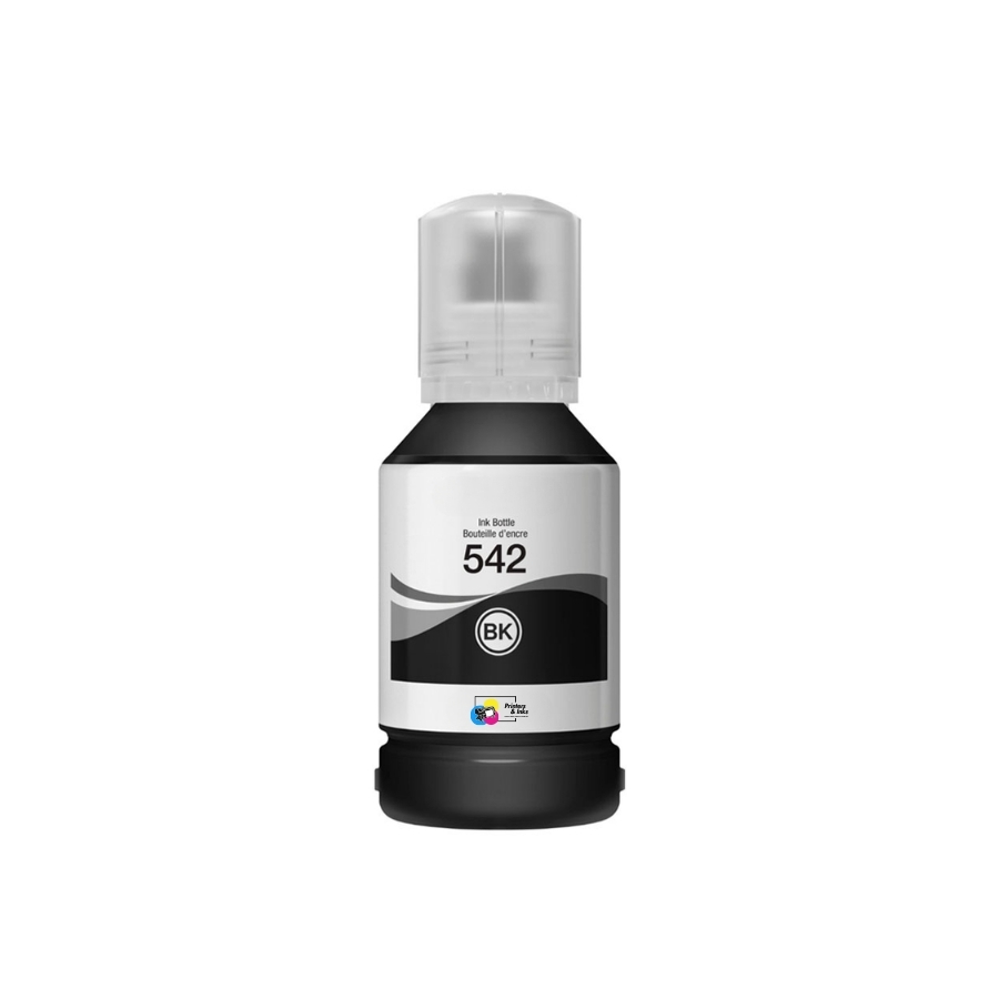 Remanufactured Epson T542120 (542) Black Ink Bottle – 140 ml
