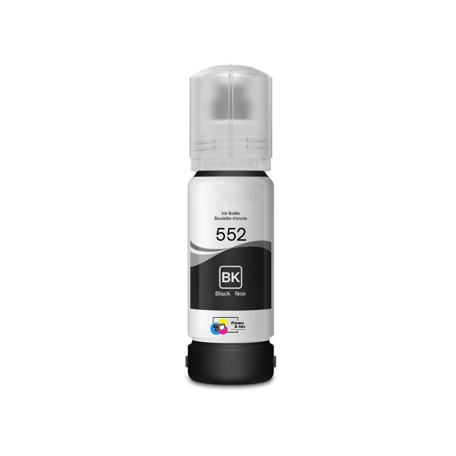 Remanufactured Epson T552020-S (T552) Black Ink Bottle – 6700 Pages