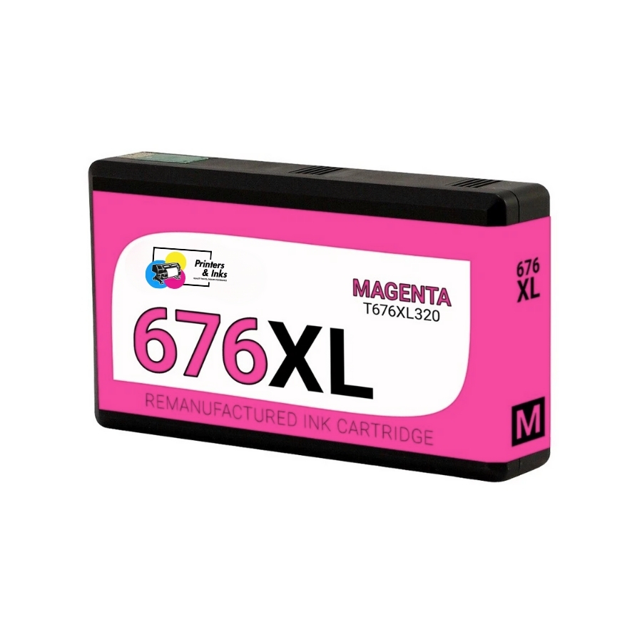 Remanufactured Epson 676XL Magenta Ink Cartridge (T676XL320)