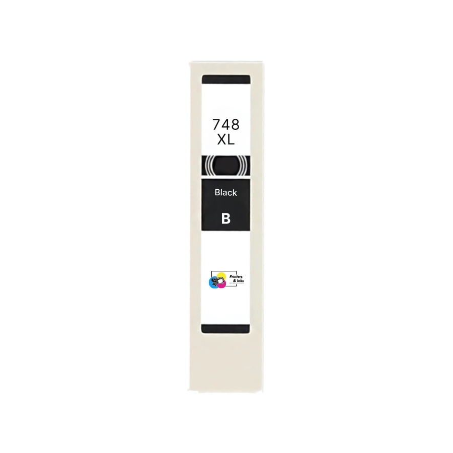 Remanufactured Epson T748XL120 (T748XL) High Yield Black Ink Cartridge