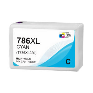 Remanufactured Epson T786XL220 (786XL) High Capacity Cyan Ink Cartridge
